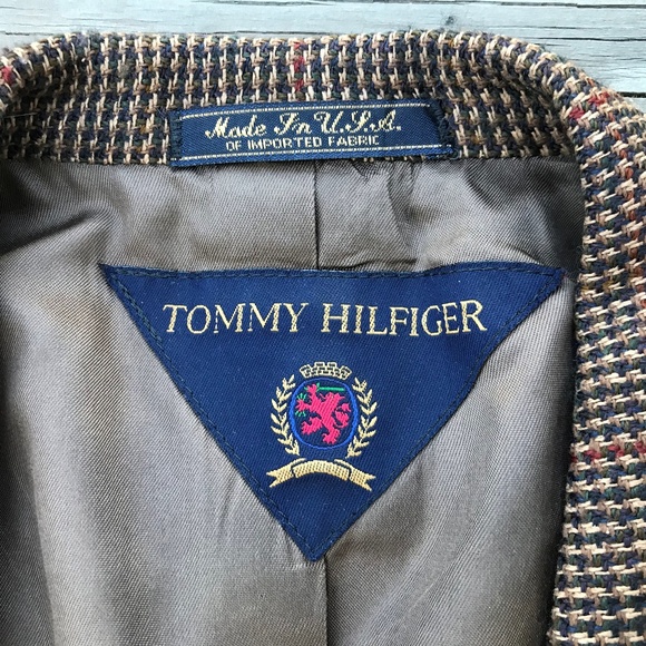 Tommy Hilfiger Vintage Men Blazer Two Button Style - Picture 3 of 8